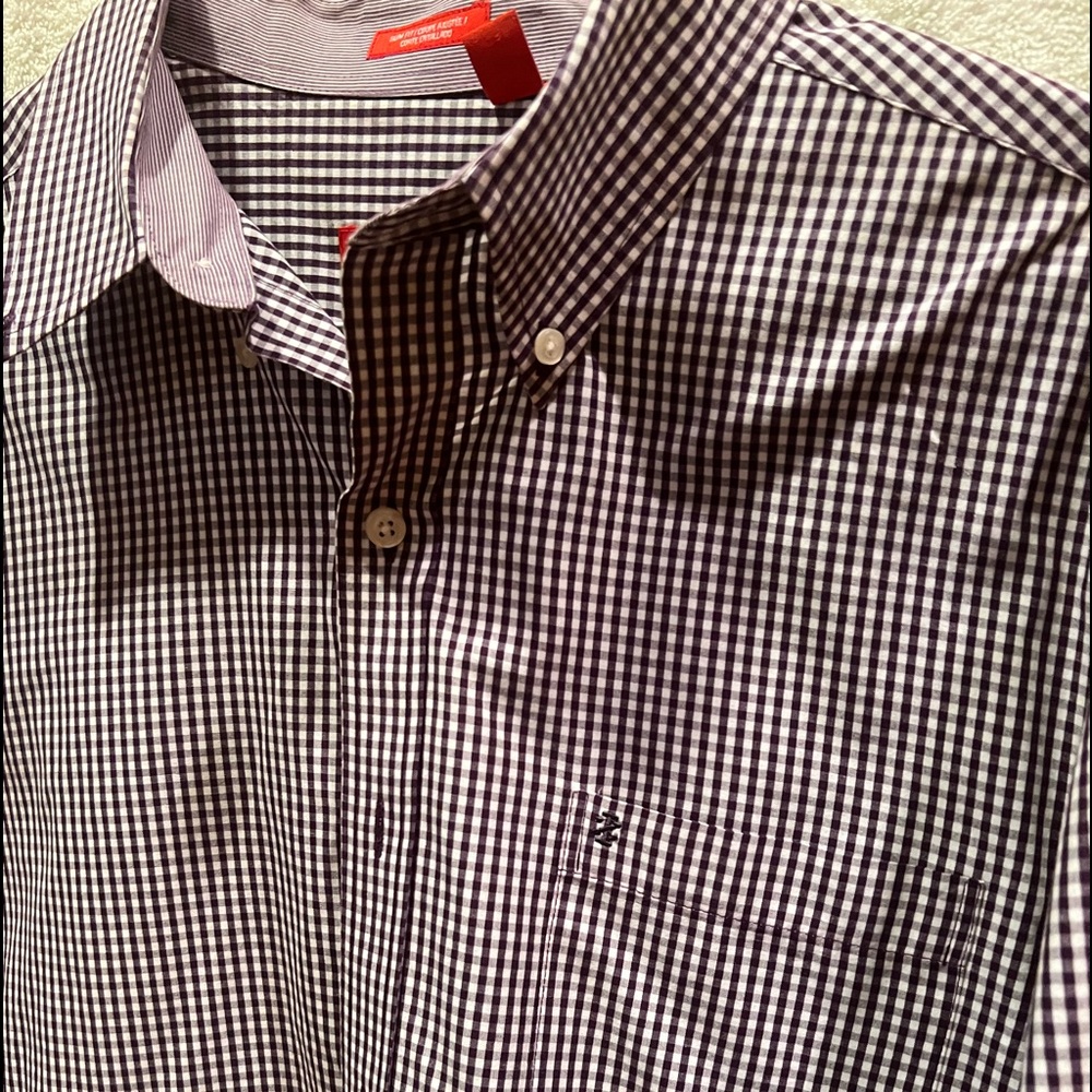 Izod purple button down Large